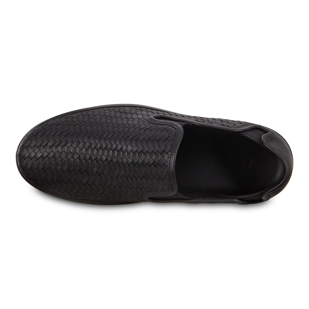 Slip On Hombre - ECCO Soft 8 Sneakers - Negros - BOL698173